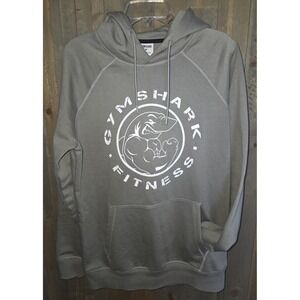 MEN'S GRAY GYMSHARK FITNESS HOODIE Pullover Size Medium Excellent Condition